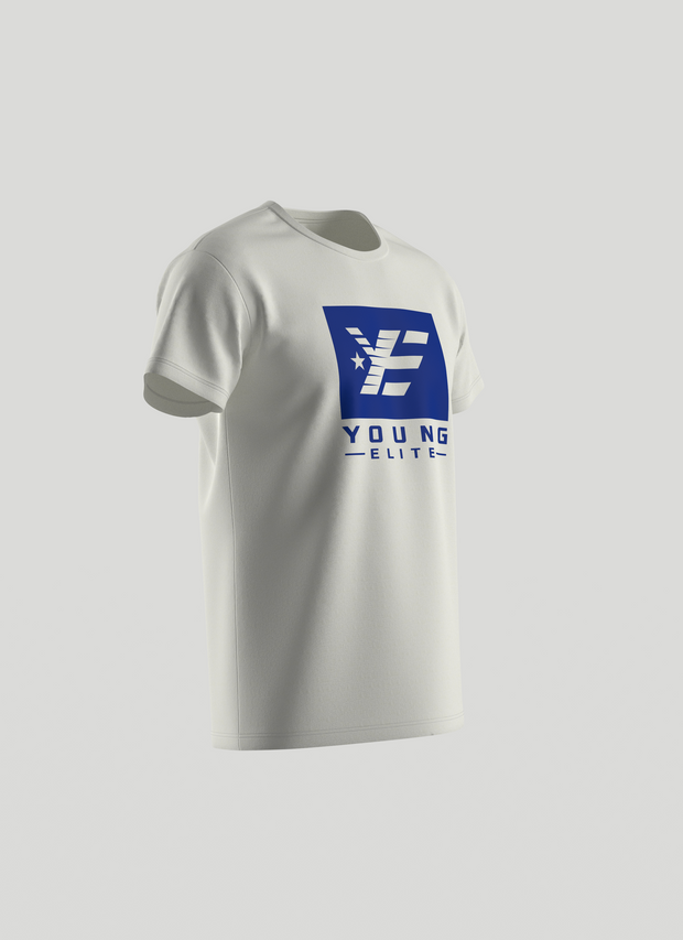 Young-Elite Blue & White Female short sleeve T-shirt