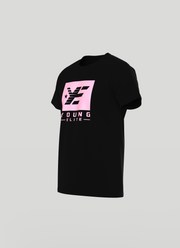 Young-Elite Pink & Black Unisex short sleeve T-shirt