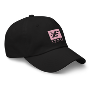 Young Elite Unisex Trendy Black Hat, Stylish Pink & Black Design